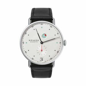 Nomos Glashütte Herrenuhr Metro Datum Gangreserve 1101