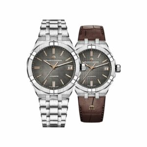 Maurice Lacroix Uhren-Set inkl. Wechselarmband Aikon Date AI6007-SS002-331-2