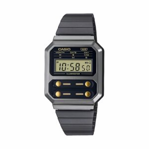 Casio Unisexuhr Vintage Edgy A100WEGG-1A2EF