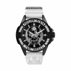 Philipp Plein Herrenuhr The Skull Carbon Fiber PWAAA1822