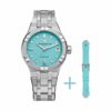 Maurice Lacroix Uhren-Set inkl. Wechselarmband Aikon Automatic Date AI6006-SS00F-451-C