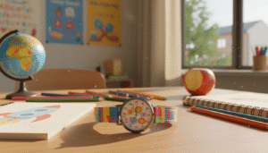 Kinderuhr als Geschenk zum Schulstart