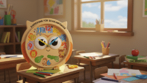 Kinderuhr für Schulanfänger